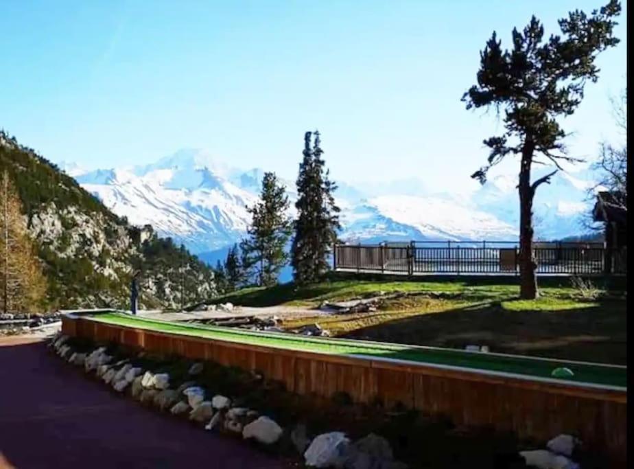 Appartement Style Chalet 5* Vue Mont-Blanc - Arc 1950 Les Arcs  Buitenkant foto