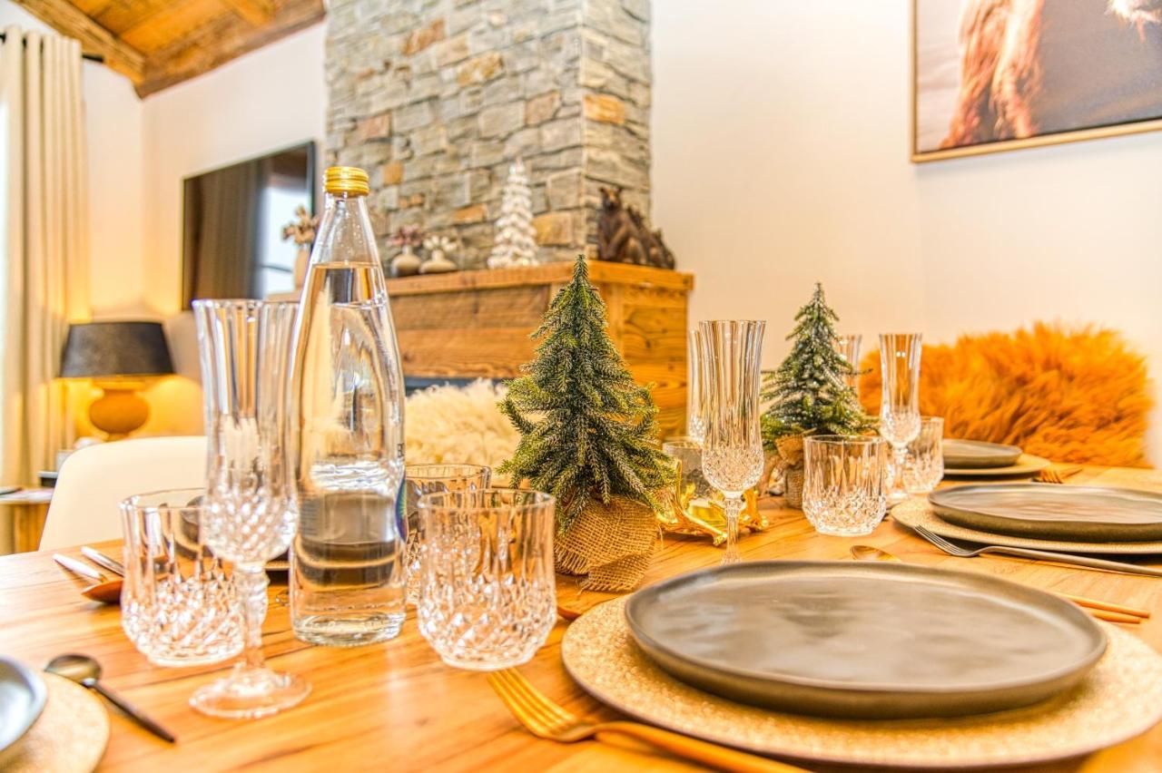 Appartement Style Chalet 5* Vue Mont-Blanc - Arc 1950 Les Arcs  Buitenkant foto