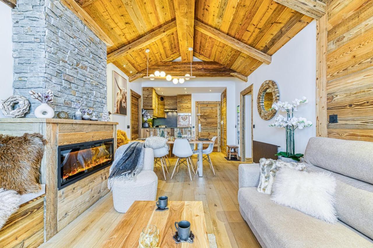 Appartement Style Chalet 5* Vue Mont-Blanc - Arc 1950 Les Arcs  Buitenkant foto