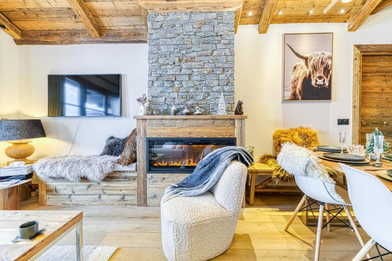 Appartement Style Chalet 5* Vue Mont-Blanc - Arc 1950 Les Arcs  Buitenkant foto