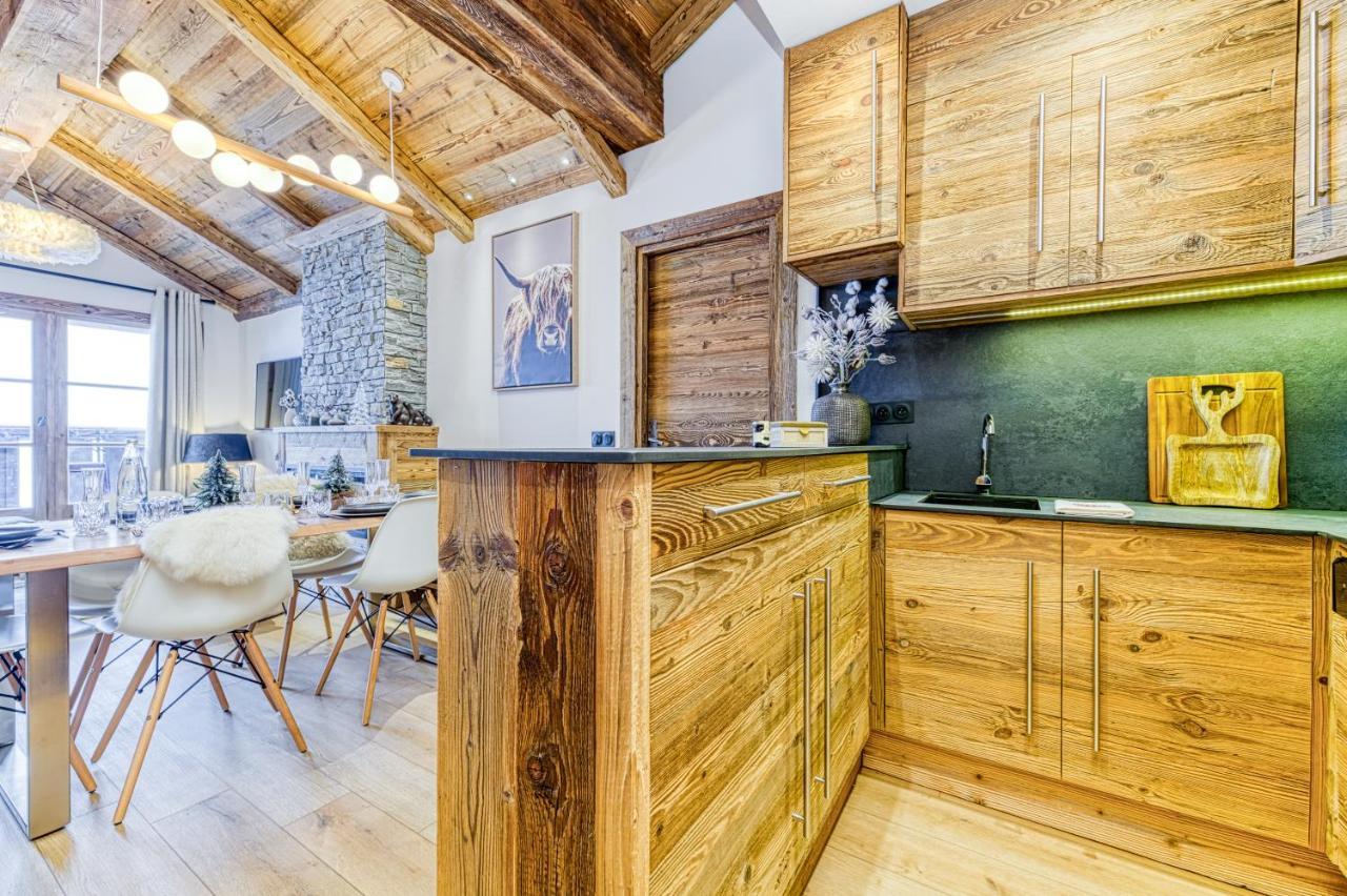 Appartement Style Chalet 5* Vue Mont-Blanc - Arc 1950 Les Arcs  Buitenkant foto
