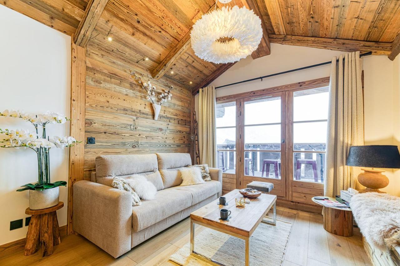 Appartement Style Chalet 5* Vue Mont-Blanc - Arc 1950 Les Arcs  Buitenkant foto